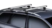 Dakdrager Thule met SlideBar Subaru Trezia 5-Dr Hatchback met kaal dak 11+