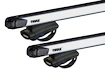 Dakdrager Thule met SlideBar Toyota Avensis 5-Dr Estate met dakrails 03-08