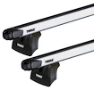 Dakdrager Thule met SlideBar Volkswagen Multivan (T5) 4-Dr Bus met T-Profiel 03-09