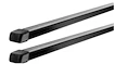 Dakdrager Thule met SquareBar Daewoo Nubira 4-Dr Sedan met kaal dak 03-11