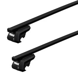 Dakdrager Thule met SquareBar Fiat Doblo Malibu 5-Dr MPV met dakrails 00-09