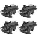 Dakdrager Thule met SquareBar Fiat Panda 5-Dr Hatchback met dakrails 03-11