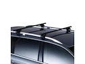 Dakdrager Thule met SquareBar Fiat Panda 5-Dr Hatchback met dakrails 03-11