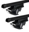 Dakdrager Thule met SquareBar Fiat Panda 5-Dr Hatchback met dakrails 03-11