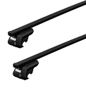 Dakdrager Thule met SquareBar Jeep Cherokee Renegade 5-Dr SUV met dakrails 05-13