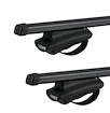 Dakdrager Thule met SquareBar Mitsubishi Pajero Sport 5-Dr SUV met dakrails 09-16