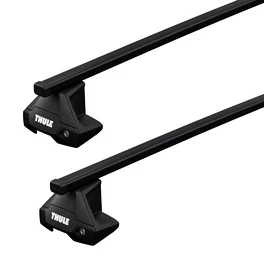 Dakdrager Thule met SquareBar Nissan March K13 5-Dr Hatchback met kaal dak 10-16