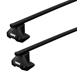 Dakdrager Thule met SquareBar Subaru Impreza (Mk. V) 4-Dr Sedan met kaal dak 17-24