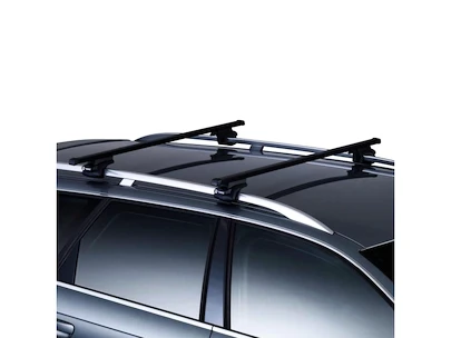 Dakdrager Thule met SquareBar Subaru Legacy II 5-Dr Estate met dakrails 00-02