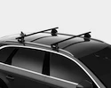 Dakdrager Thule met SquareBar Volkswagen Golf Alltrack 5-Dr Estate met dakrails 15-20