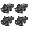 Dakdrager Thule met SquareBar Volkswagen Touran I (1T) 5-Dr MPV met dakrails 03-15