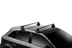 Dakdrager Thule met SquareBar Volvo C40 Recharge 5-Dr SUV met kaal dak 22-24