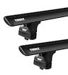Dakdrager Thule met WingBar Black Chevrolet Orlando 5-Dr MPV met vaste punten 11-24