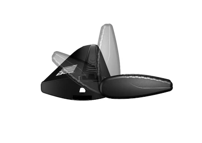 Dakdrager Thule met WingBar Black Chevrolet Orlando 5-Dr MPV met vaste punten 11-24