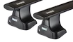 Dakdrager Thule met WingBar Black Mercedes Benz 190 (W201) 5-Dr Estate met kaal dak 83-93