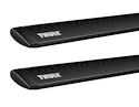 Dakdrager Thule met WingBar Black Mitsubishi Mirage 5-Dr Hatchback met kaal dak 13+