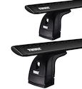 Dakdrager Thule met WingBar Black Opel Corsa C 3-Dr Hatchback met vaste punten 04-06