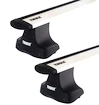 Dakdrager Thule met WingBar Mitsubishi Attrage 4-Dr Sedan met kaal dak 13-24