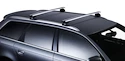 Dakdrager Thule met WingBar Volkswagen Caddy Maxi Life 5-Dr MPV met vaste punten 08-15
