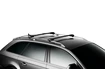 Dakdrager Thule WingBar Edge Black Kia Soul (Mk II) 5-Dr Hatchback met geïntegreerde dakrails 17-18