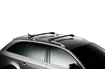 Dakdrager Thule WingBar Edge Black Porsche 5-Dr Hatchback met vaste punten 09-16