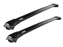 Dakdrager Thule WingBar Edge Black Volkswagen Golf IV Variant 5-Dr Estate met dakrails 99-07