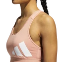 Dames bh adidas  Believe This Medium Support Workout Logo Ambient Blush