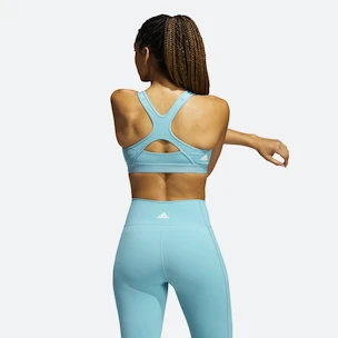 Dames bh adidas  Believe This Medium Support Workout Logo Mint Ton