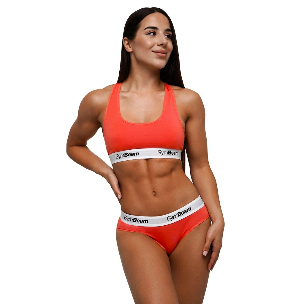 Dames bh GymBeam  Bralette Strawberry Red