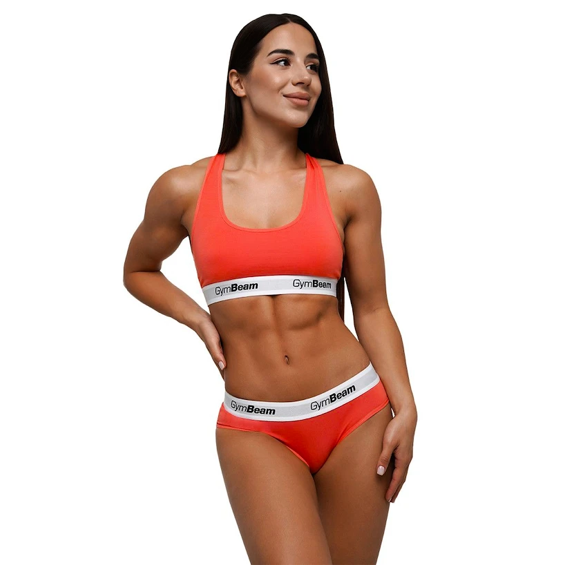 Dames bh GymBeam  Bralette Strawberry Red