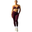 Dames bh Nebbia STRONG BEAUTY Medium-Support Sports Bra TWIST-KNOT 423 dark red
