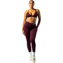 Dames bh Nebbia STRONG BEAUTY Medium-Support Sports Bra TWIST-KNOT 423 dark red