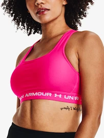 Dames bh Under Armour Crossback Mid Bra-PNK