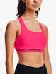 Dames bh Under Armour  Crossback Mid Bra-PNK XS
