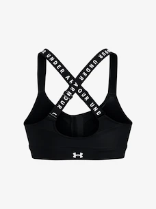 Dames bh Under Armour  Infinity High Bra Zip-BLK S