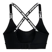 Dames bh Under Armour  Infinity Mid 2.0 Bra Black
