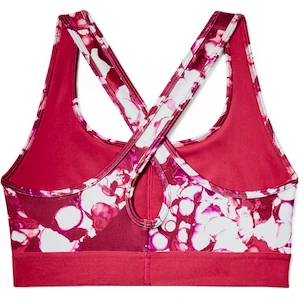 Dames bh Under Armour  Mid Crossback Printed Pink  XS