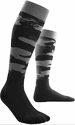 Dames compressiesokken CEP Camocloud Black/Grey