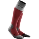 Dames compressiesokken CEP Hiking Light Merino Berry/Grey