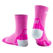 Dames compressiesokken CEP  Ultralight Pink/Light Grey