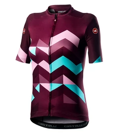 Dames fietsshirt Castelli Unlimited W Jersey Sangria