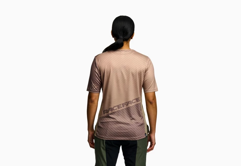 Dames fietsshirt Race Face  Indy SS Sand