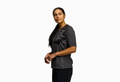 Dames fietsshirt Race Face  Nimby SS Black M