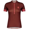 Dames fietsshirt Scott  Endurance 20 S/Sl Rust Red/Brick Red M