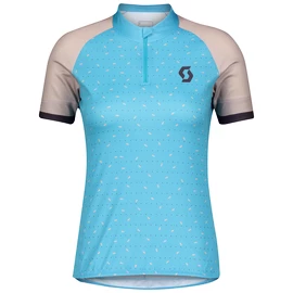 Dames fietsshirt Scott Endurance 30 S/Sl Breeze Blue/Blush Pink
