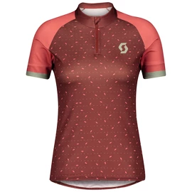 Dames fietsshirt Scott Endurance 30 S/Sl Dark Purple/Blush Pink