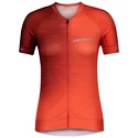 Dames fietsshirt Scott  RC Pro S/Sl Flame Red/Glace Blue