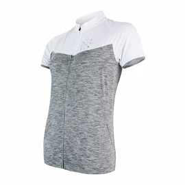 Dames fietsshirt Sensor Cyklo Motion Grey/White