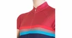 Dames fietsshirt Sensor  Cyklo Summer Stripe Blue/Lilla