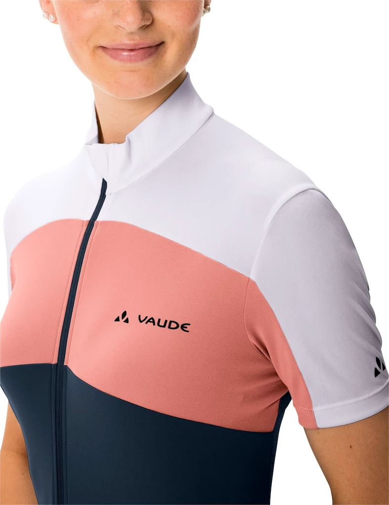 Dames fietsshirt VAUDE  Matera FZ Tricot Dark sea